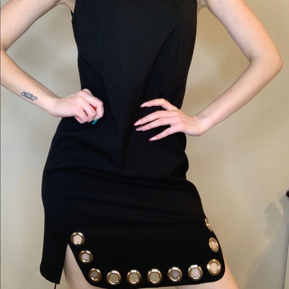 Little Black Dress w Metal Detailing